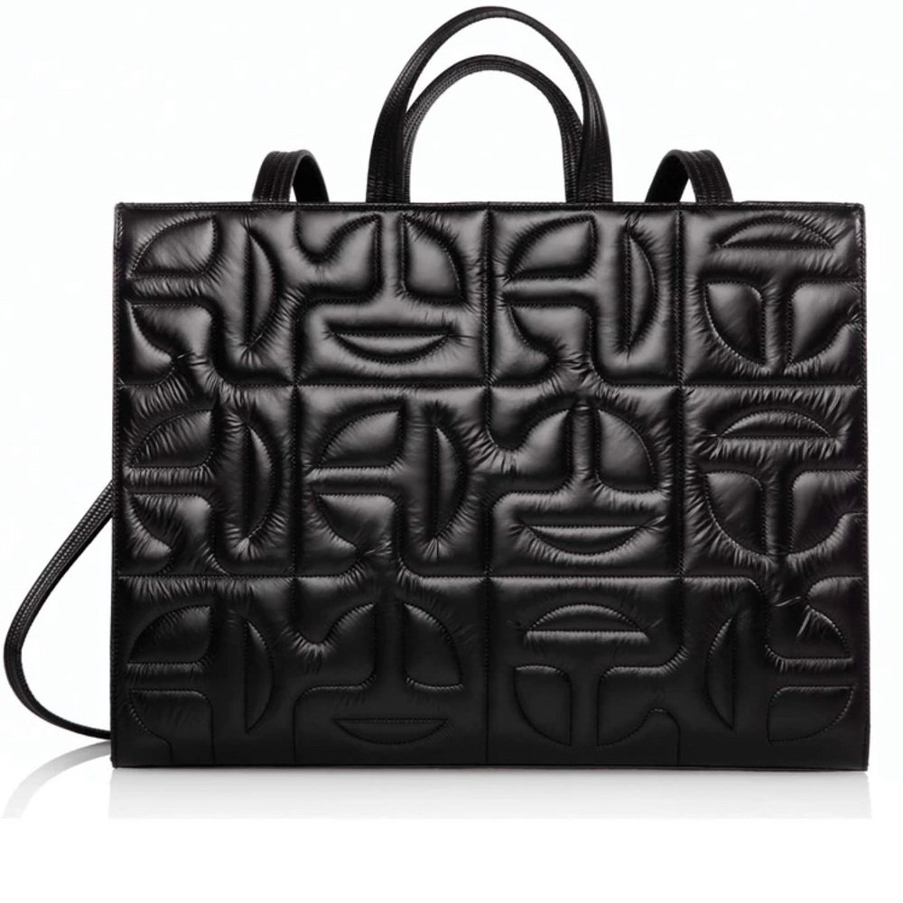 Moose Knuckles x Telfar Quilted Large Shopper - Black NWT